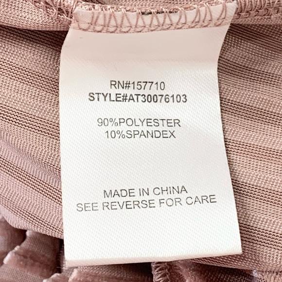 Alchemy Thread~Women’s Boho Ribbed‎ Velvet Stripe Kimono/Duster~Dusty Mauve~Sz M - Picture 10 of 12